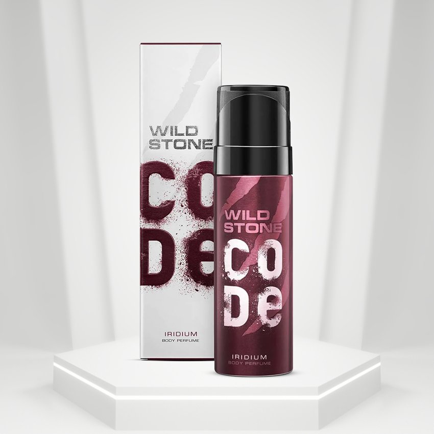 Wild Stone CODE Iridium Body Perfume bottle