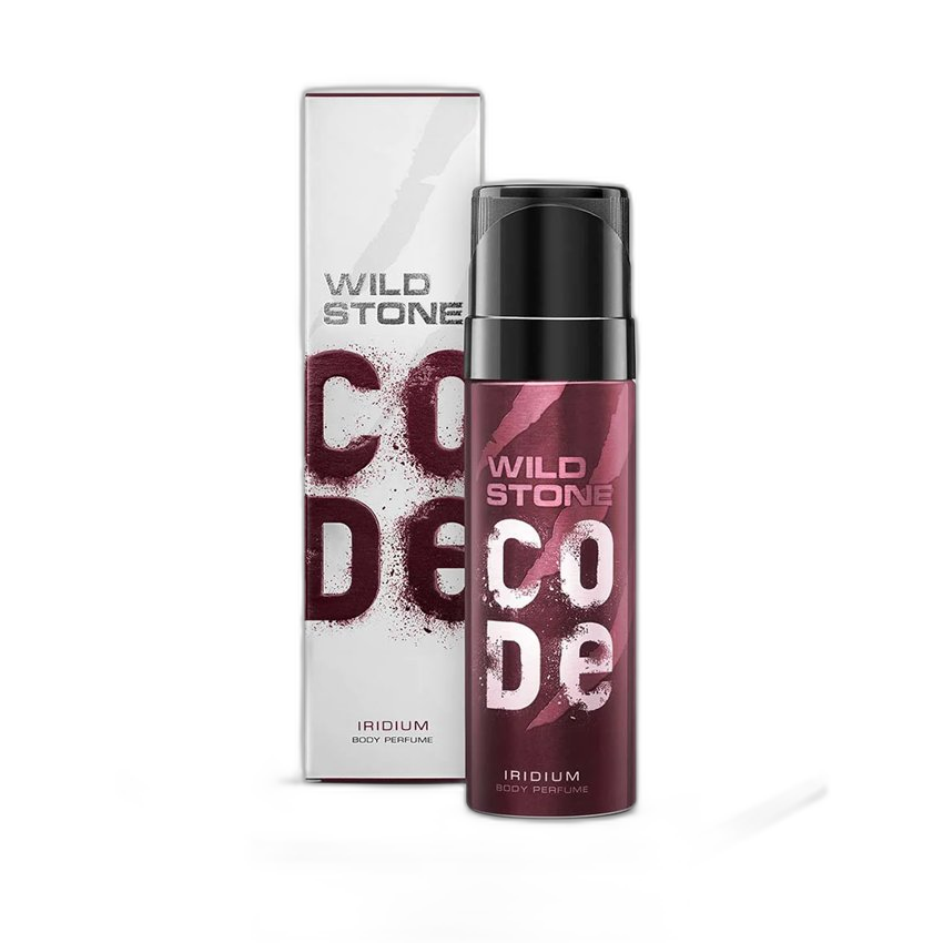 Wild Stone CODE Iridium Body Perfume bottle