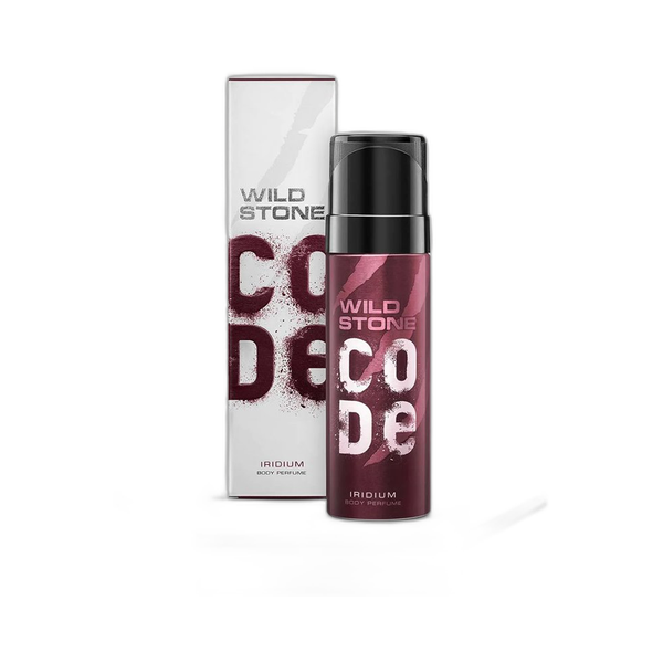 Wild Stone CODE Iridium Body Perfume bottle