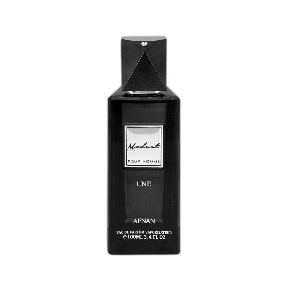 Afnan Modest Pour Homme Une EDP bottle
