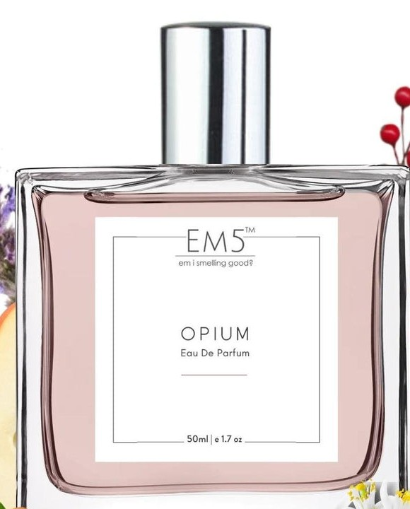 House of EM5 Opium EDP bottle
