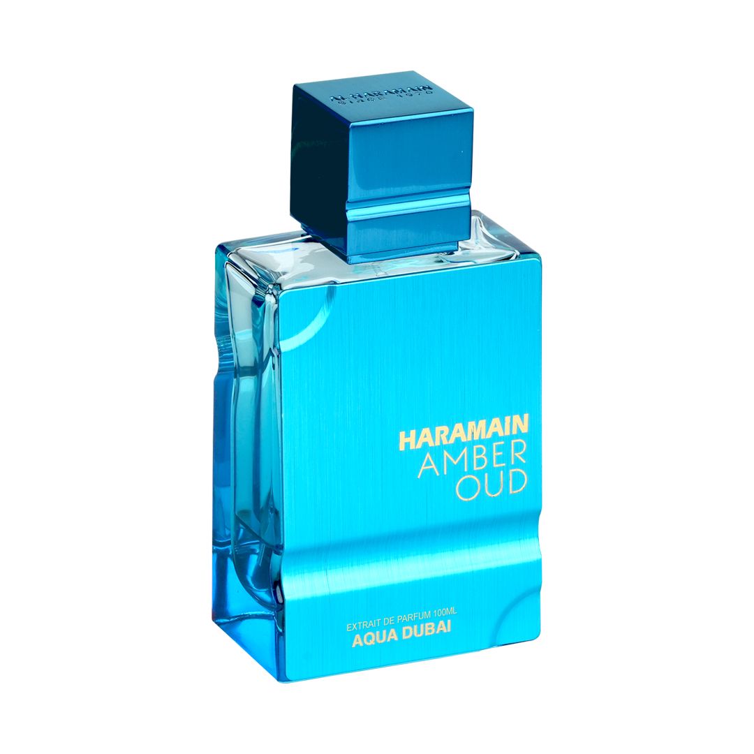 Al Haramain Amber Oud Aqua Dubai Extrait de Parfum bottle