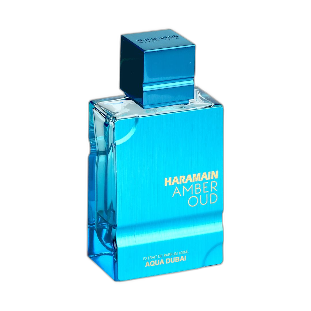 Al Haramain Amber Oud Aqua Dubai Extrait de Parfum bottle