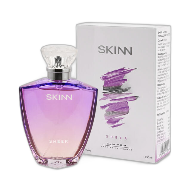 Skinn by Titan Sheer EDP bottle