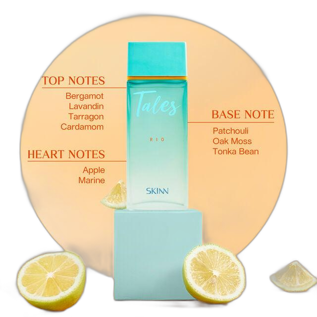 Skinn Tales Rio EDP bottle