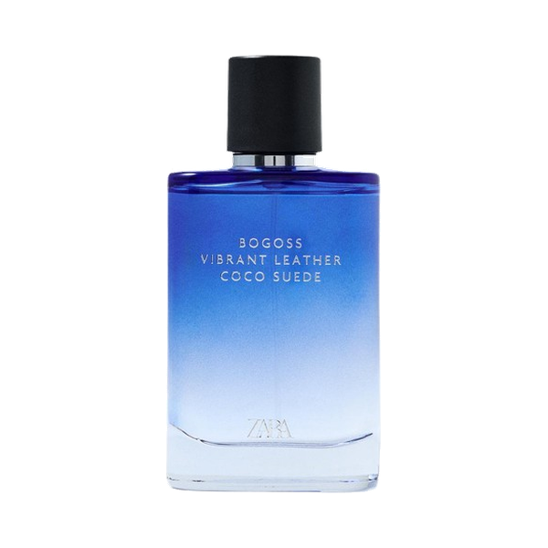 Zara Vibrant Leather Bogoss Coco Suede EDP bottle