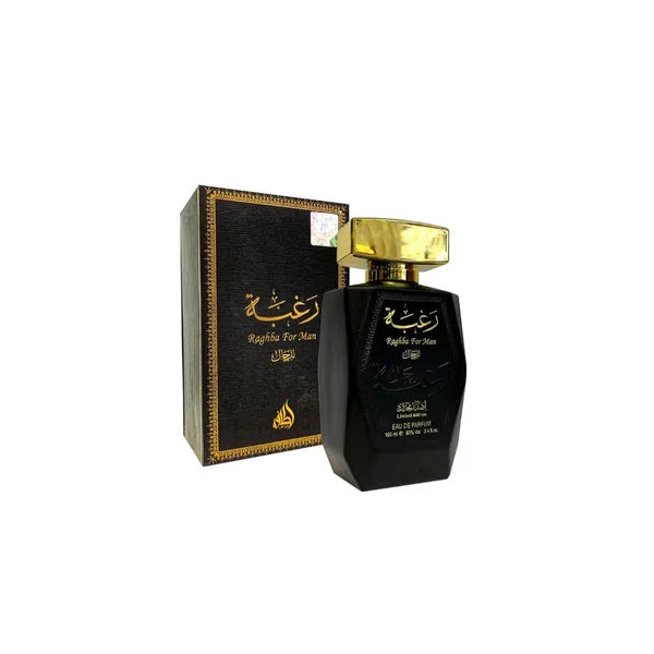 Lattafa Raghba For Man EDP bottle