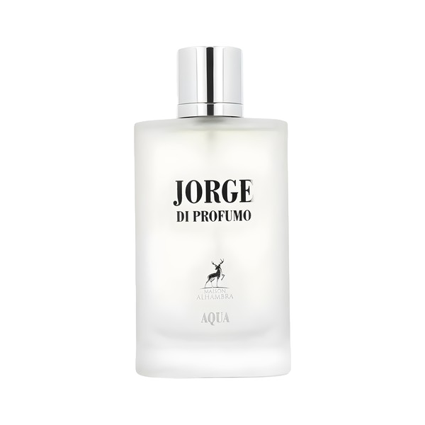 Maison Alhambra Jorge Di Profumo Aqua EDP bottle