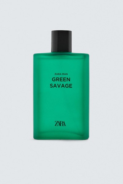 Zara Green Savage EDT bottle