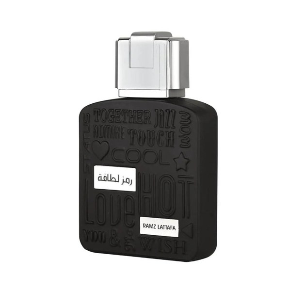 Lattafa Ramz Lattafa Silver EDP bottle